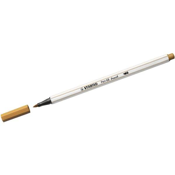 Premium-Filzstift mit Pinselspitze Pen 68 brush ocker dunkel-1