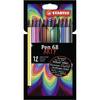 Premium-Filzstift Pen 68 Kartonetui Arty VE=12 Farben