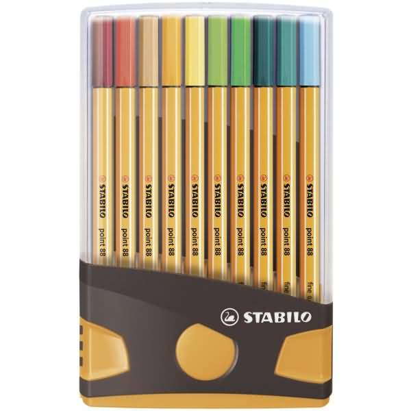 Feinschreiber Fineliner point 88 ColorParade VE=20 Farben-0