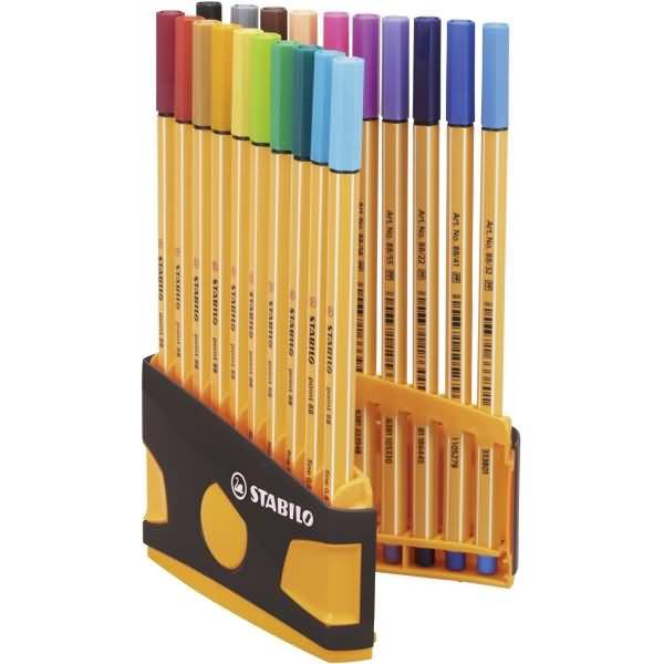 Feinschreiber Fineliner point 88 ColorParade VE=20 Farben-1