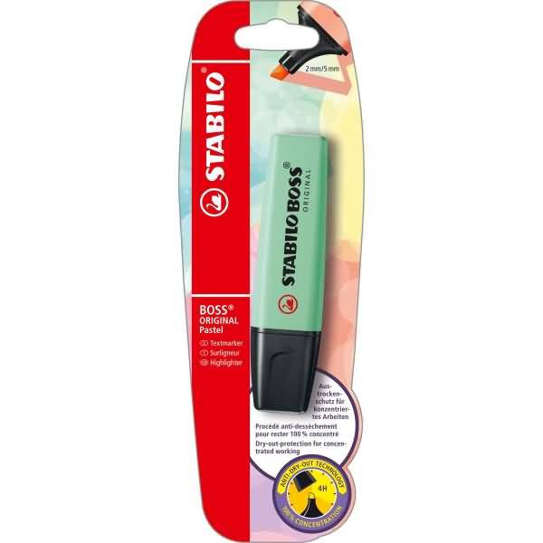 Textmarker Boss Original Pastel Hauch von Minzgrün Blister-0