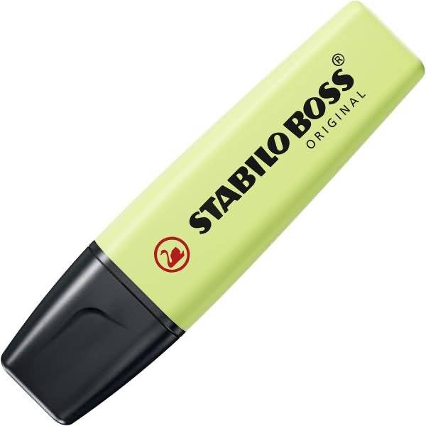 Textmarker Boss Original Pastel Etui VE=4 Farben-1