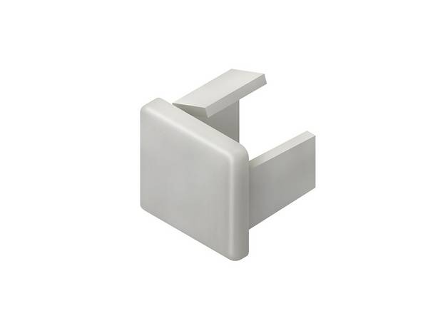 HKL E2020.3 Endstück 20X20 reinweiß RAL9010 E2020.3