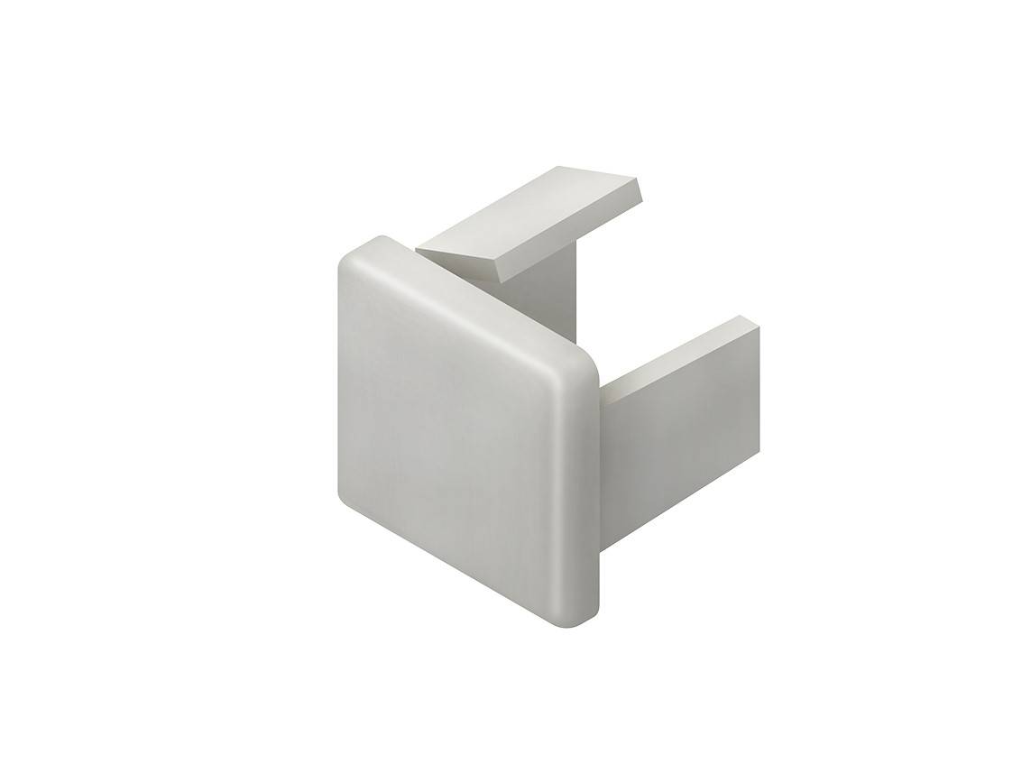 HKL E2020.3 Endstück 20X20 reinweiß RAL9010 E2020.3-0