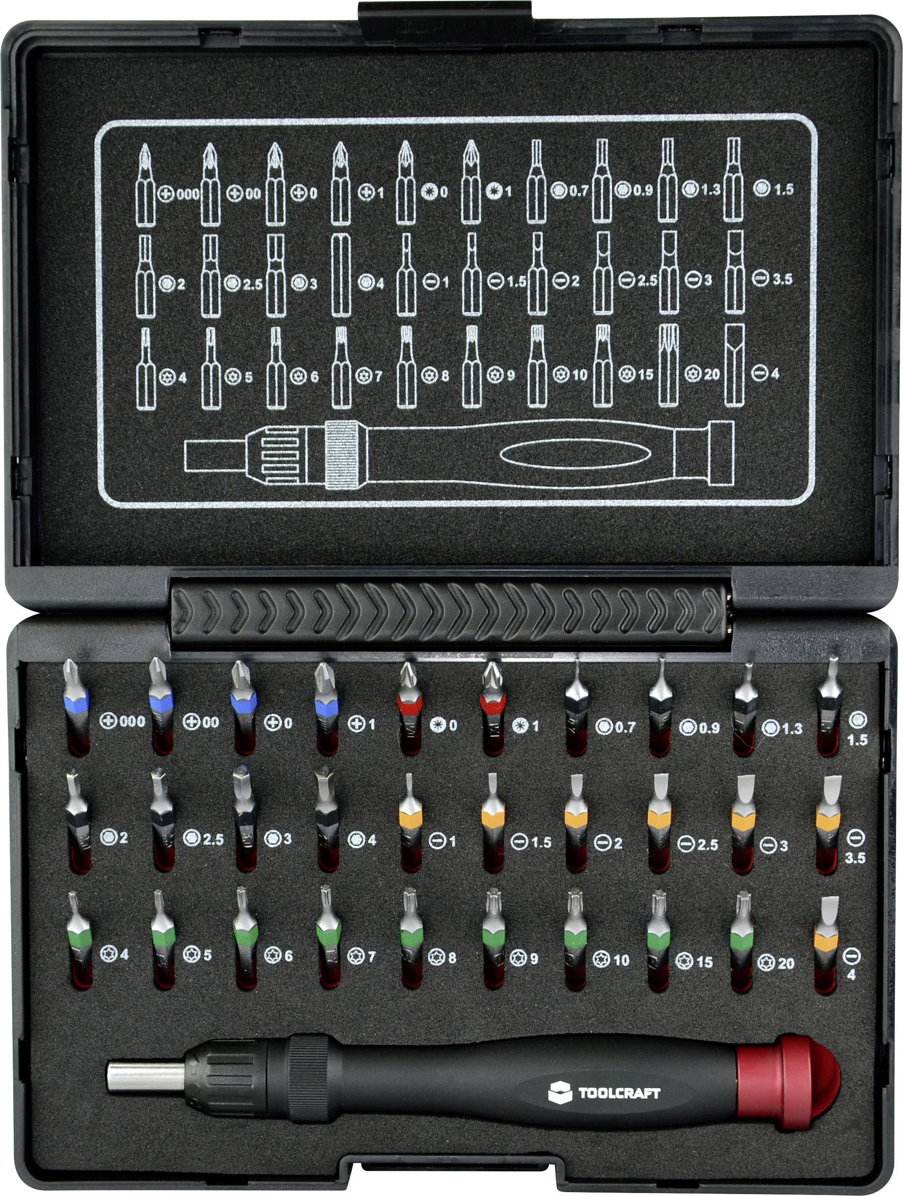 Produktbild zu Toolcraft 31tlg. Micro-Bit-Set