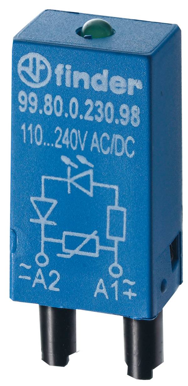 Finder LED rt + Diode 6..24VDC f.Fas. 94.82/83/84 99.80.9.024.90
