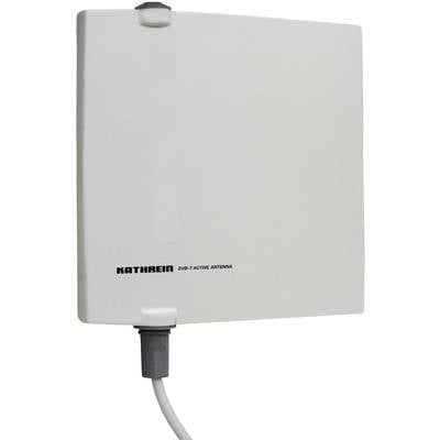 Kathrein BZD 40 Aktive DVB-T/T2 Flachantenne Außenbereich Verstärkung: 18 dB Grau