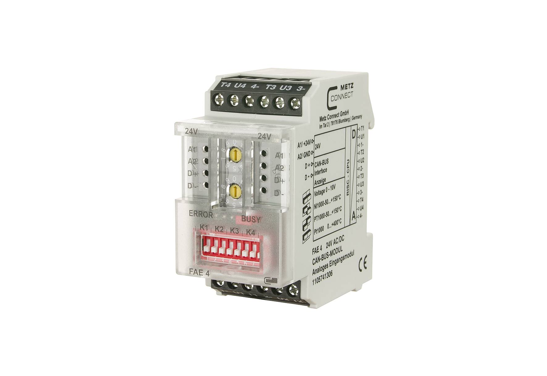 Metz Connect Eingangsmodul FAE 4, 24VAC/DC-0