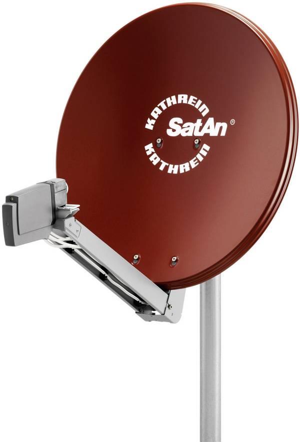 Kathrein CAS 80 SAT Antenne 75 cm Reflektormaterial: Aluminium Rot, Braun