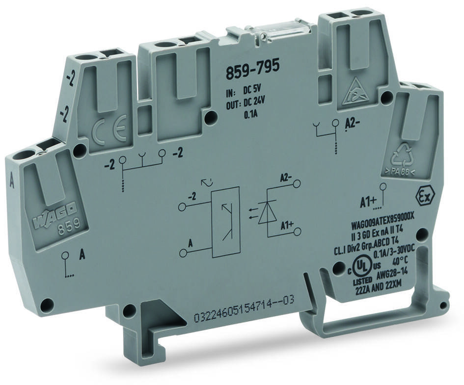 WAGO GmbH & Co. KG Optokoppler 6MM 5/3-30V 859-795-0