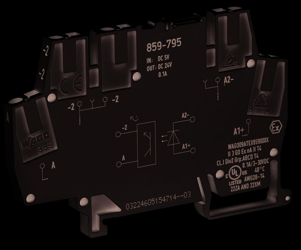 WAGO GmbH & Co. KG Optokoppler 6MM 5/3-30V 859-795
