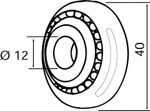RADEMACHER KUGELLAGEREINSATZ 96000011