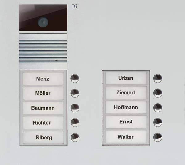TCS Tür Control Video-Außenstation Color