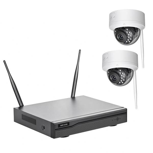 Indexa WLAN-Überwachungskameraset WR100 SET D2