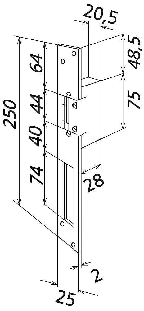 Siedle&Söhne Türöffner DIN rechts/links grau, m.Arretierung TÖ 619-0 A