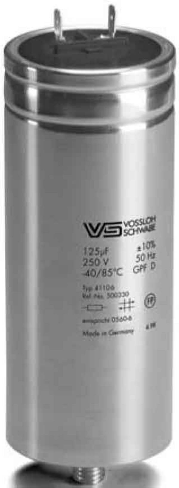 Houben Kondensator HS,HI,HM,LS 125.0uF,250V Alu 500330