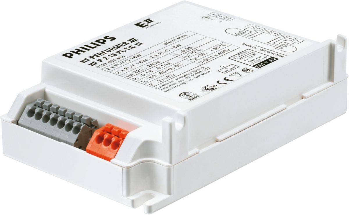 Philips Lighting Vorschaltgerät 220-240V 50/60Hz HF-P 218 PL-T/C III-0