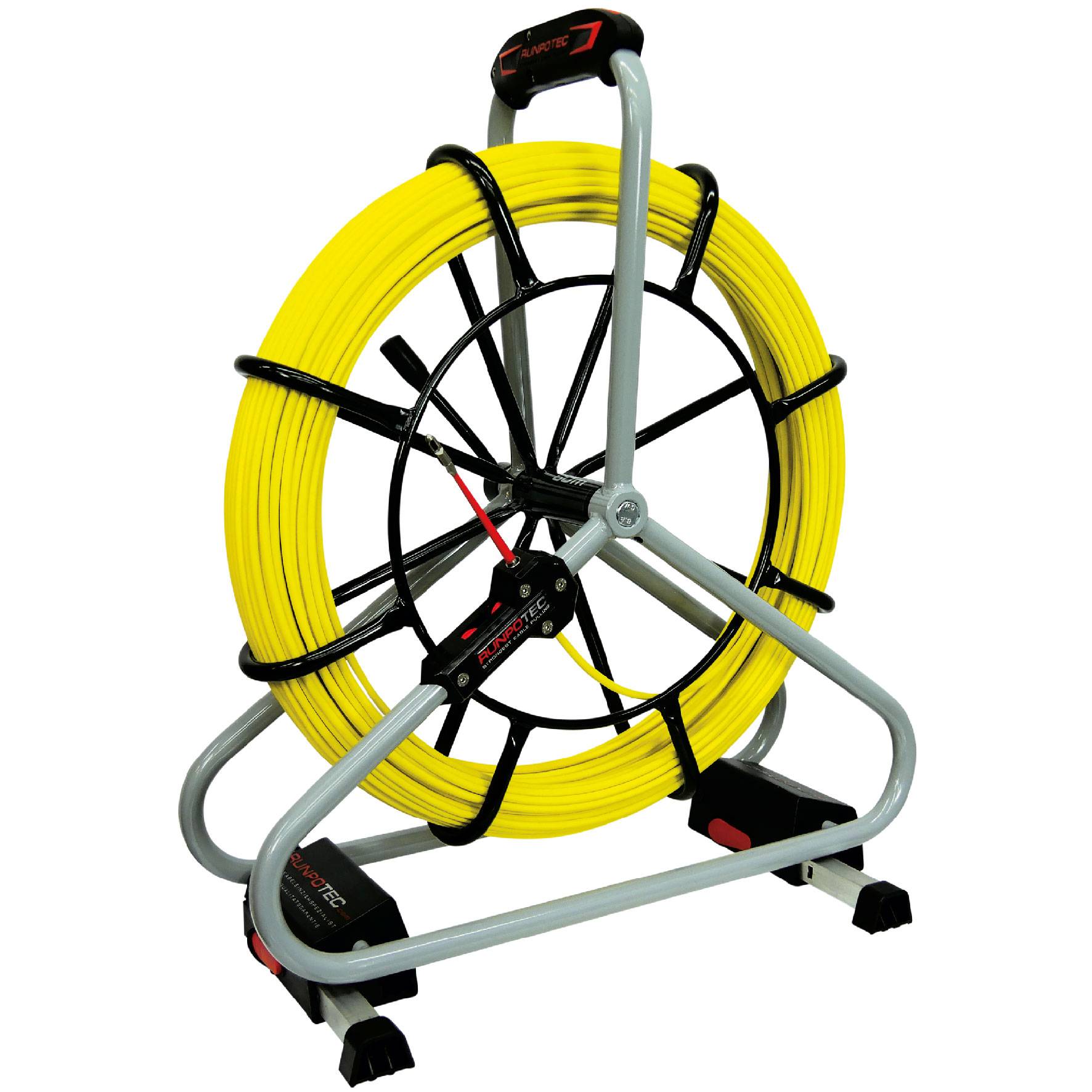 Runpotec Profi-Set Glasfaserstab Runp. 6mm RG6 50m 10061-0