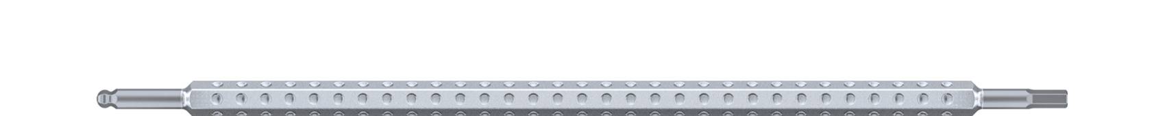 Wiha Wechselklinge SYSTEM 4 Sechskant-Kugelkopf 3,0 mm, 3,0 mm, 120 mm (00586)-0