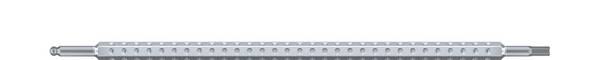 Wiha Wechselklinge SYSTEM 4 Sechskant-Kugelkopf 3,0 mm, 3,0 mm, 120 mm (00586)