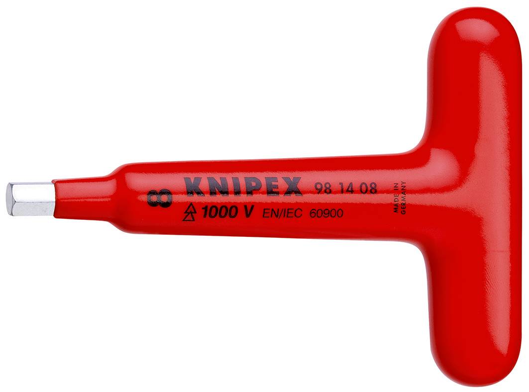 Knipex T-Schraubendreher 981406 120mm 6mm Innensechskant,VDE-0