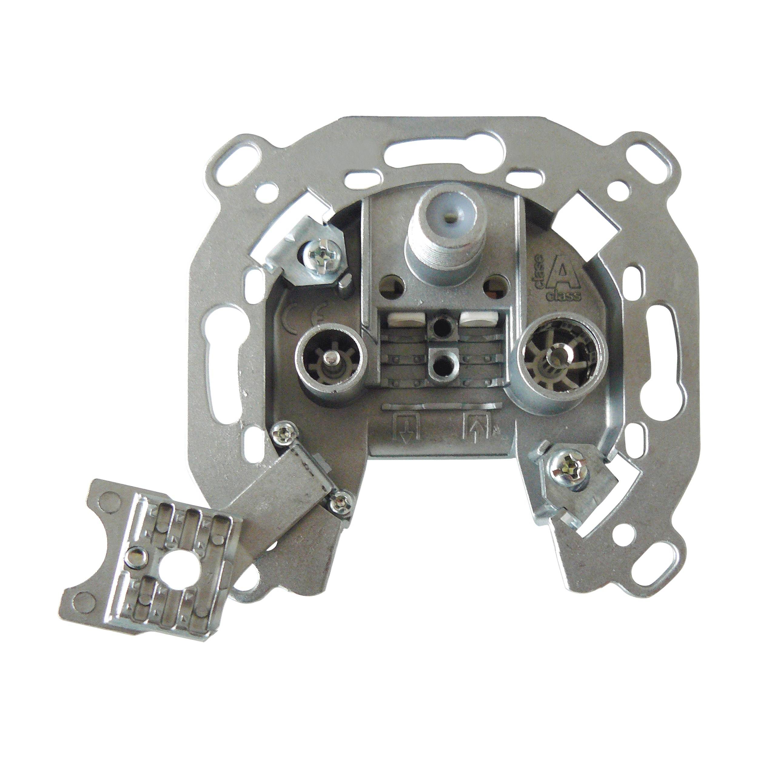 Televes BK-MM-Durchgangsdose 17 dB KMD 17ST 8 dB, 2 7 mm, 4,5 55 mm-0