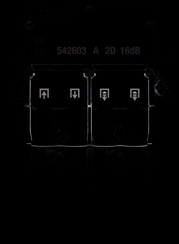 Televes Easy-F Abzweiger 2f. 5-2400 MHz AD:16 dB EFA216N-0