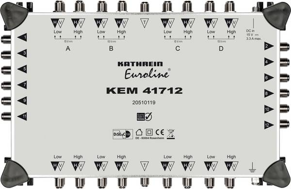 Kathrein Multischalter KEM 41712