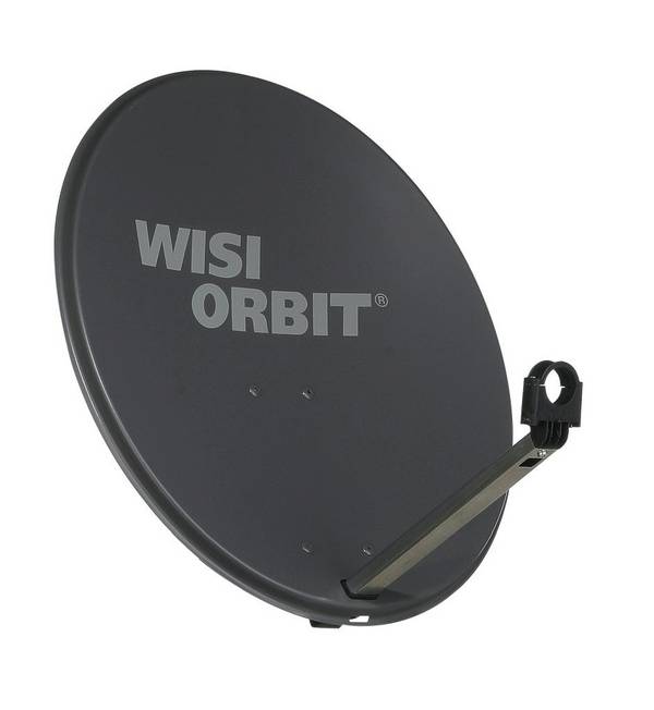 1St. Wisi Sat-Offsetantenne 60cm OA36H Aluminium anthrazit