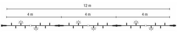 Scharnberger+Hasenbein LED-String Lite Flash 12m