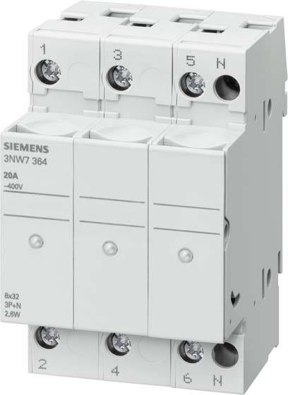 Siemens Dig.Industr. SENTRON, Zylindersicherung 10x38 mm 3NW7034