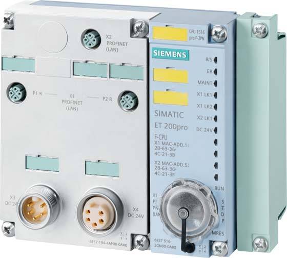 Siemens Dig.Industr. DP, CPU 1516PRO F-2 PN für ET 200pro, Zentr 6ES7516-2GN00-0AB0-0