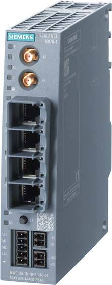 Siemens Dig.Industr. Mobilfunk-Router SCALANCE M876-4, 4 x RJ45 Por 6GK5876-4AA00-2BA2-0