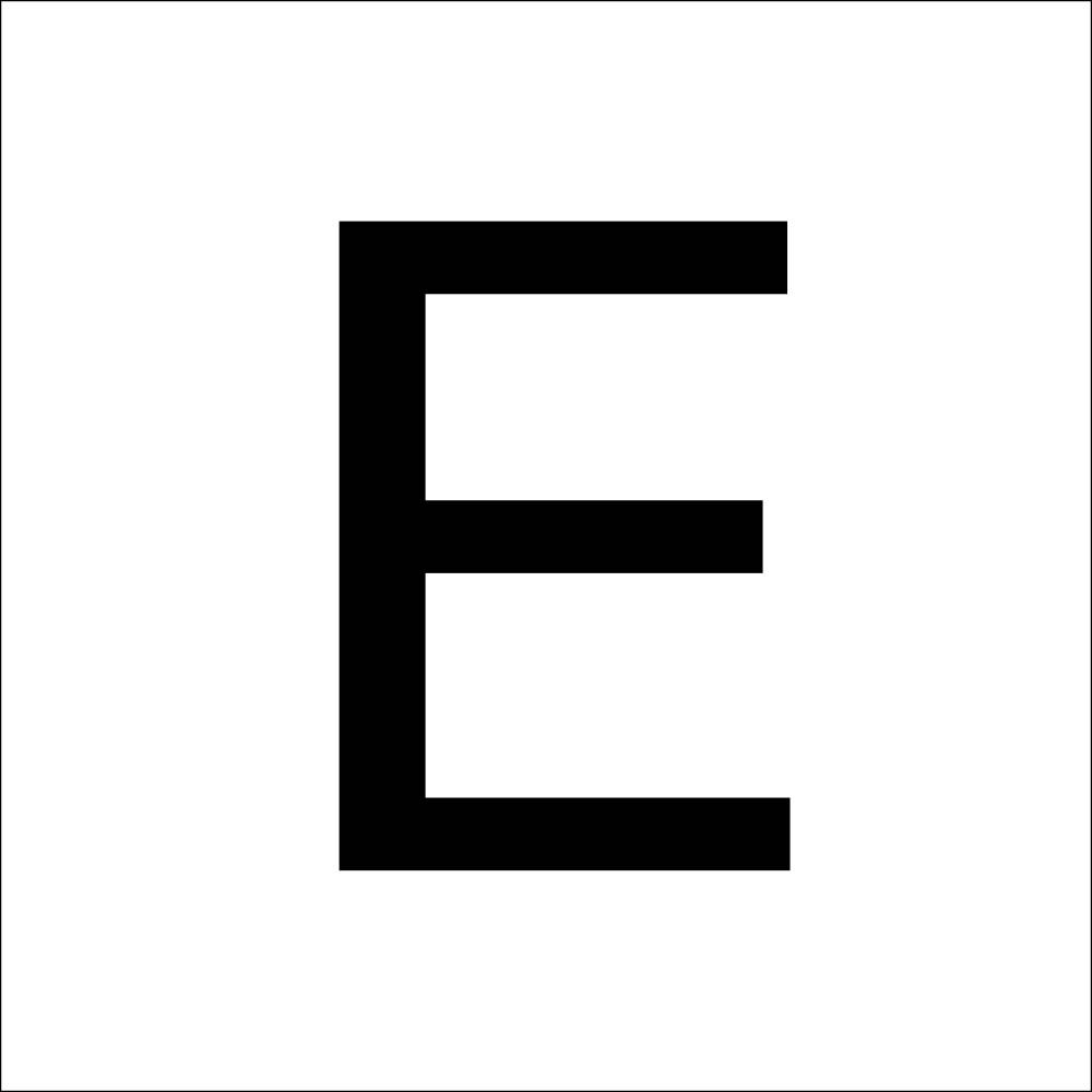 RZB 99223.003.E Buchstabe "E",120mm-0