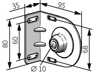 Somfy Flanschgegenlager 9410635-0