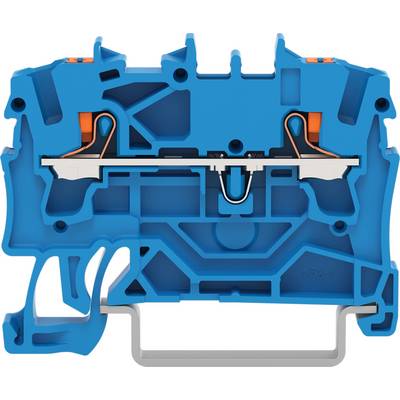 WAGO GmbH & Co. KG 2-Leiter-Durchgangsklemme 2,5qmm, blau 2202-1204-0