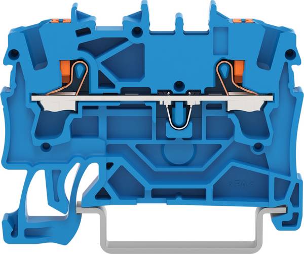 WAGO GmbH & Co. KG 2-Leiter-Durchgangsklemme 2,5qmm, blau 2202-1204