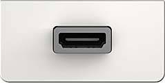 Kindermann Blende Konnect Design Click HDMI 90 Grad-0