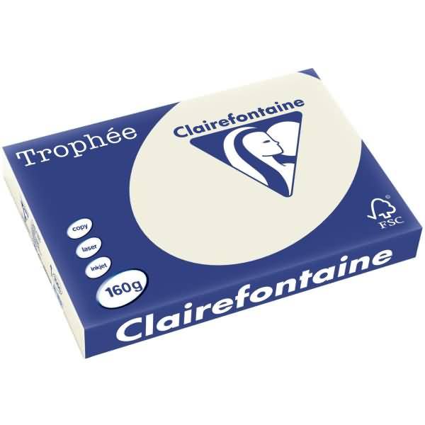 Kopierpapier Trophee A3 160g/qm VE=250 Blatt perlgrau