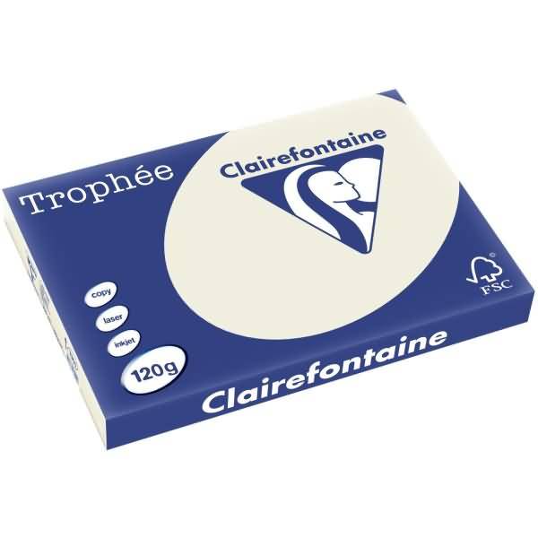 Kopierpapier Trophee A3 120g/qm VE=250 Blatt perlgrau