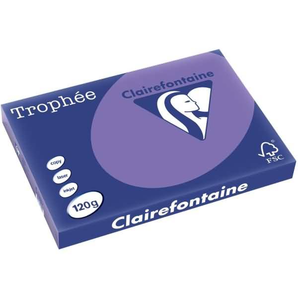 Kopierpapier Trophee A3 120g/qm VE=250 Blatt lila
