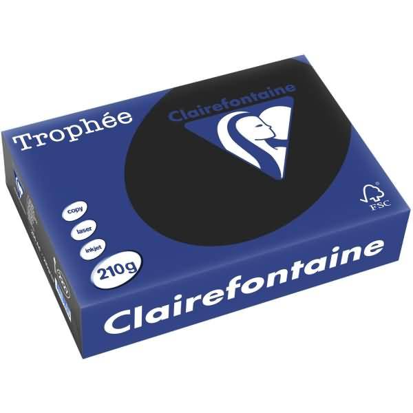 Kopierpapier Trophee A4 210g/qm VE=250 Blatt schwarz