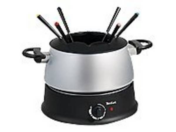 TEFAL Multi Fondue - Fondue-Topf - 1.2 kW - schwarz/silber - Fondue-Topf - 1200