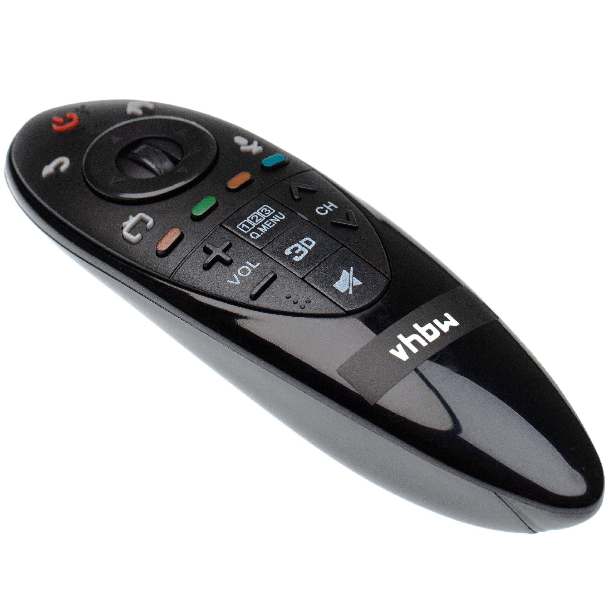 vhbw Fernbedienung kompatibel mit LG LB7100 | LB6100, LB6190, LB6300, LB6500, EC9700, EC9800, LAP34X, LB5800 Fernseher-1