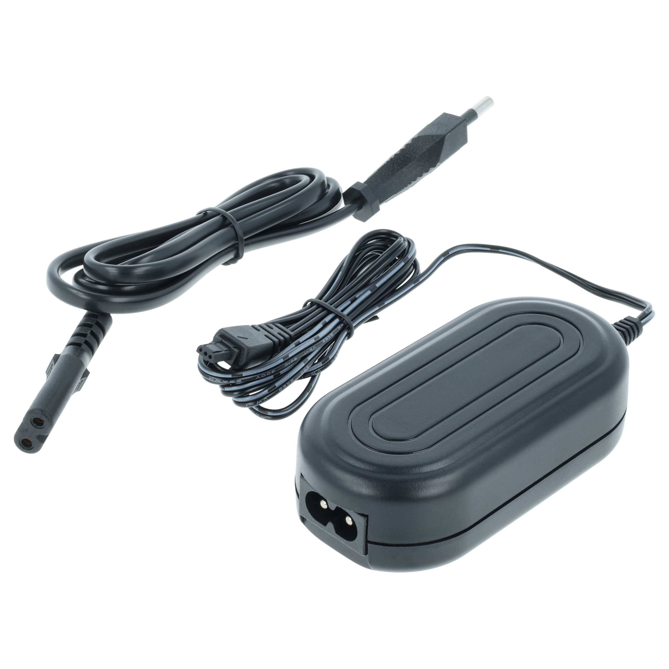 vhbw Netzteil kompatibel mit Panasonic HDC-TM700 | SDR-H90, HDC-TM707 Kamera, Digitalkamera, DSLR, 2m-2
