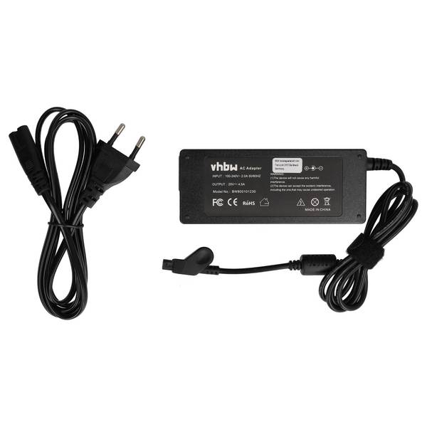 vhbw 1x Netzteil kompatibel mit Dell Precision Workstation M50 | M40 Notebook, 90 W