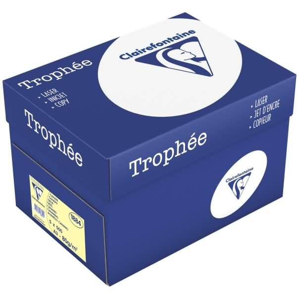Kopierpapier Trophee A3 80g/qm VE=500 Blatt gelb-1