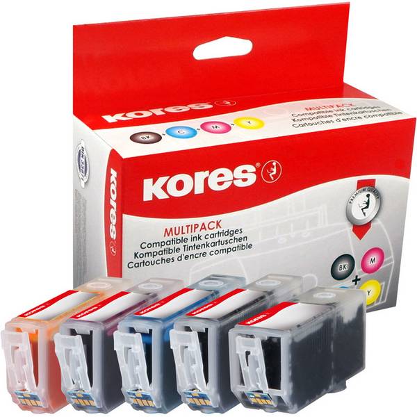 Tintenpatronen Multipack kompatibel mit Canon PGI-520BK / CLI-521BK/C/M/Y