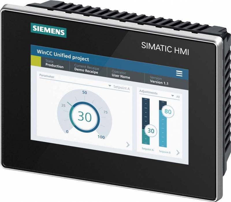 SIMATIC HMI MTP700, Unified Comfort Panel, Touchbedienung, 7" Widescreen-TFT-Display, 16 MIO-0