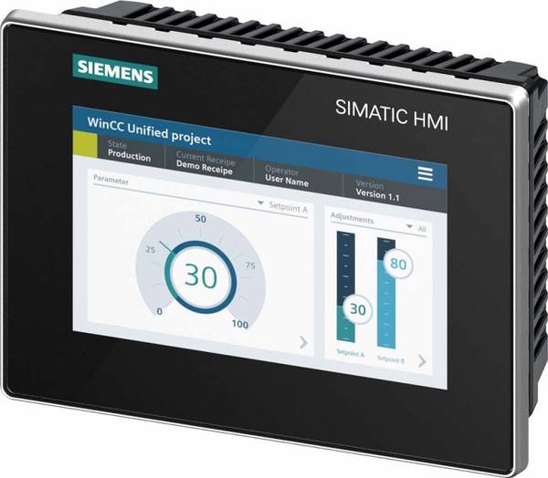 SIMATIC HMI MTP700, Unified Comfort Panel, Touchbedienung, 7" Widescreen-TFT-Display, 16 MIO